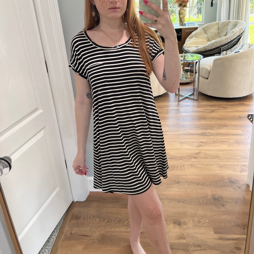 Striped T-shirt Dress
